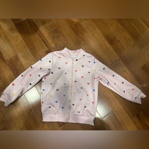 Colorful Heart Pattern Kids Sweatshirt